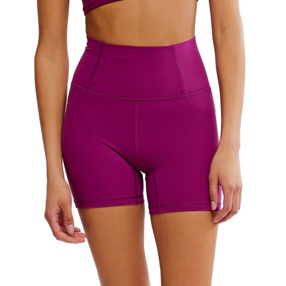 Free People FP Movement Bike Shorts Purple